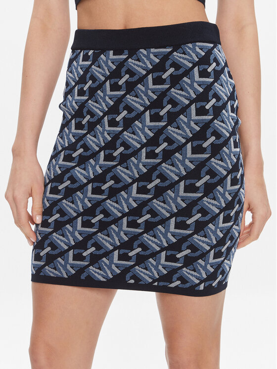 MICHAEL Michael Kors MICHAEL Michael Kors Miniszoknya MR470BM9Z6 Sötétkék Slim Fit
