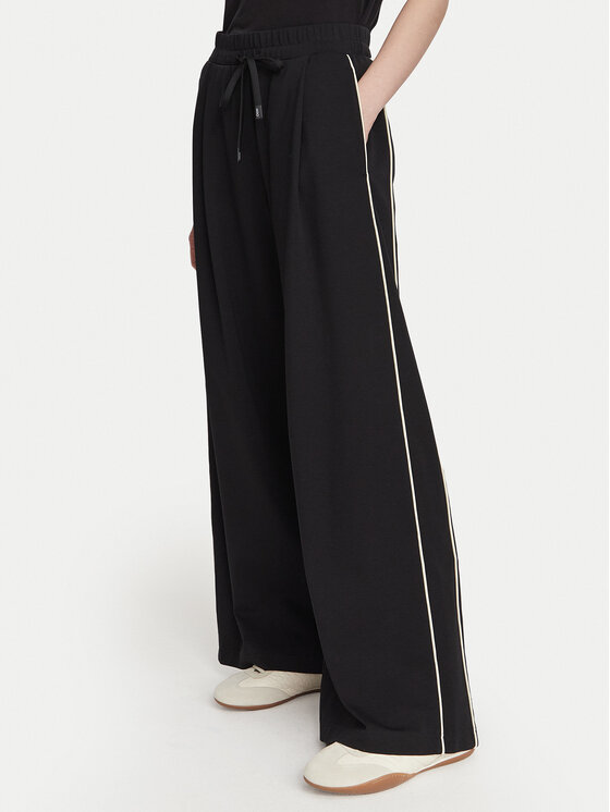 Weekend Max Mara Pantaloni trening Godezia 2625786021 Negru Relaxed Fit