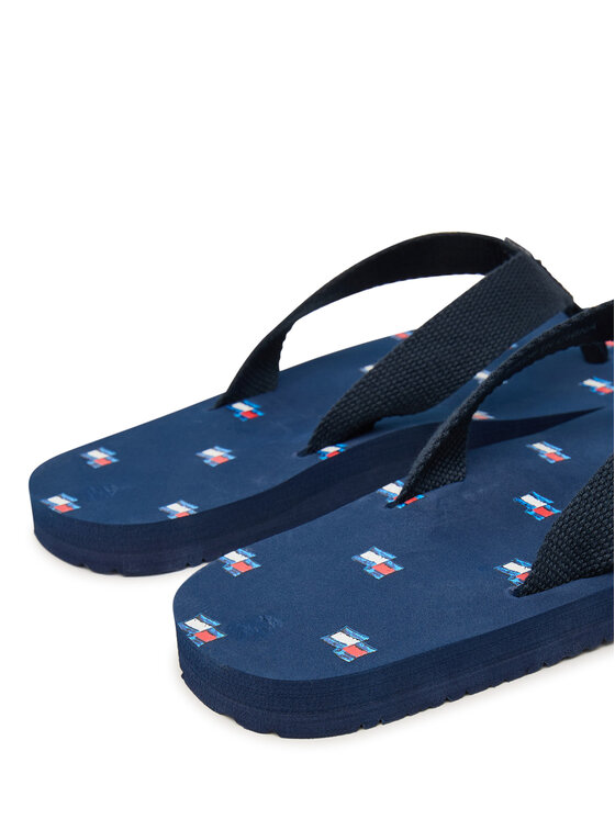 Tommy Hilfiger Tommy Hilfiger Šľapky T3X8-34409-0058 Modrá