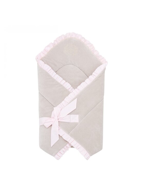 Caramella Caramella Becik welurowy Pastel Chic Beżowy