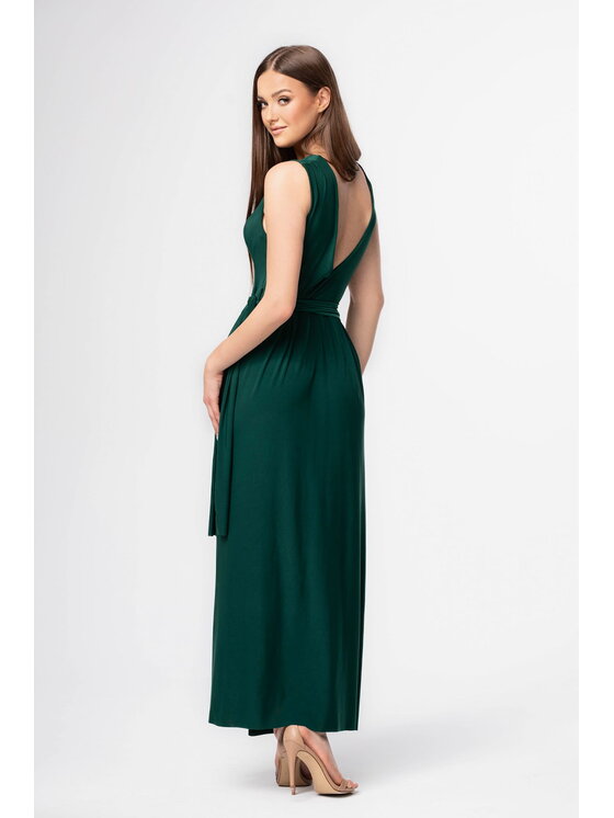 Aurora Aurora Vestito Robin Verde Curvy Fit