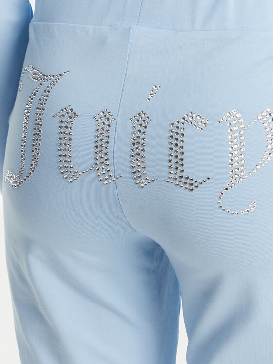 Juicy Couture Juicy Couture Pantaloni da tuta Apollo JCWBJ125311 Celeste Flared Leg