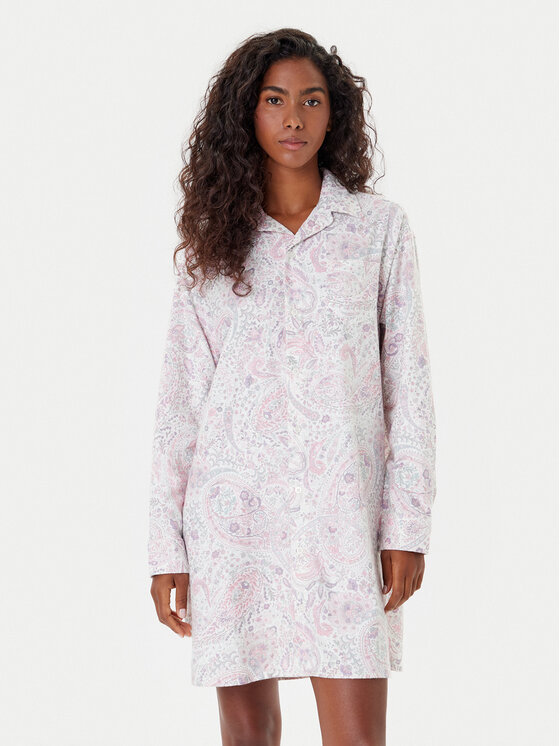 LAUREN RALPH LAUREN Koszula nocna ILN32448 Różowy Relaxed Fit
