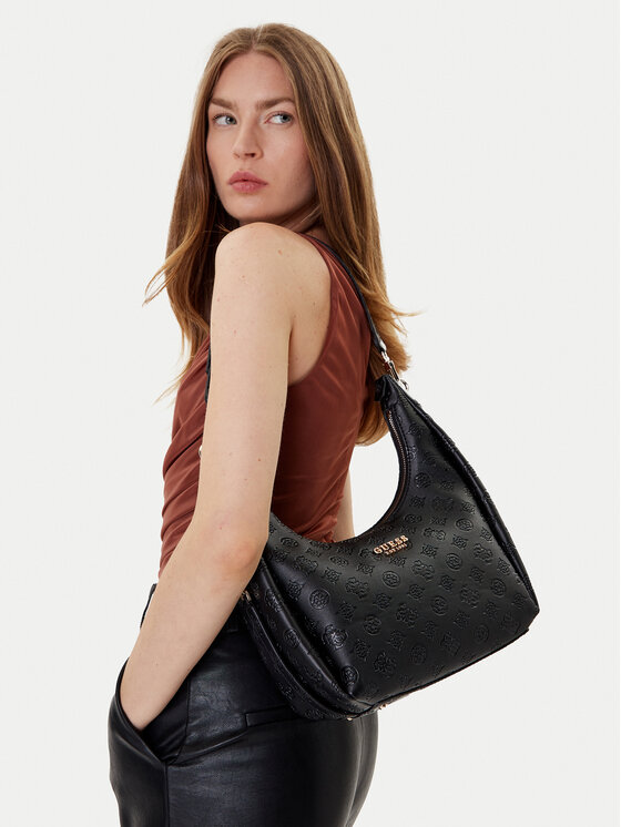Guess Guess Дамска чанта Phoebe HWPD96 65020 Черен