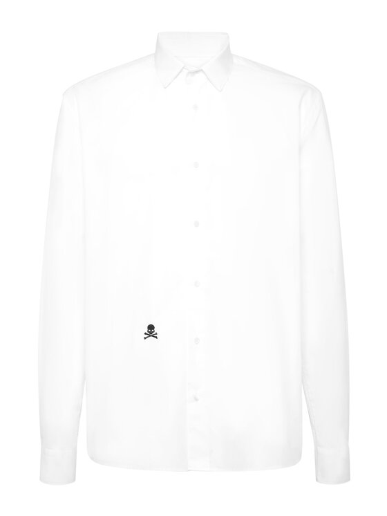 PHILIPP PLEIN PHILIPP PLEIN Koszula 26107 Biały Fitted Fit
