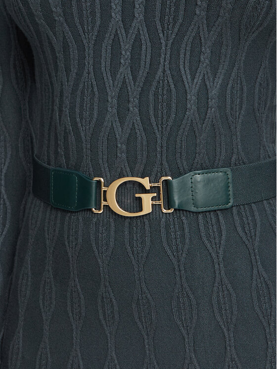 Guess Guess Úpletové šaty W6BK64 Z1569 Zelená Regular Fit