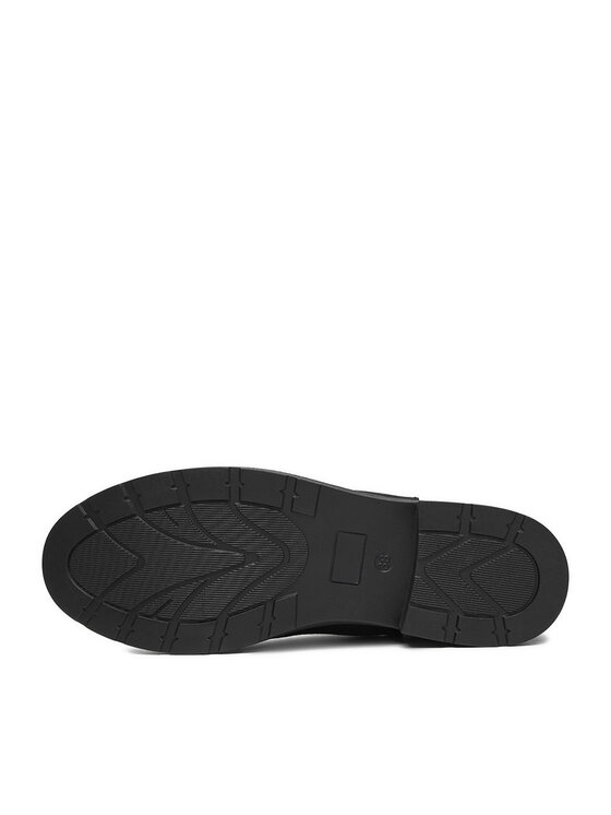 DeeZee DeeZee Kotníková obuv s elastickým prvkem HX24028-1 Černá