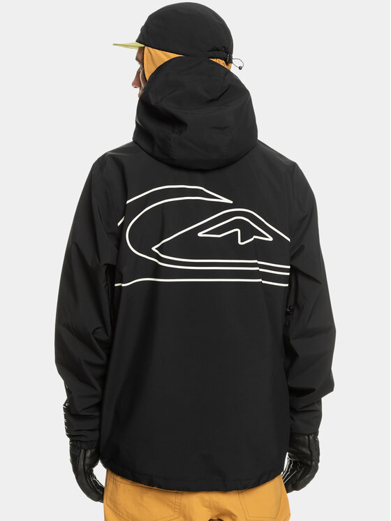Quiksilver Quiksilver Outdoorová bunda High In Th Hood EQYTJ03436 Černá Regular Fit