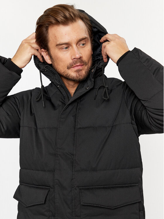 Pepe Jeans Pepe Jeans Зимно яке Brad PM402846 Черен Regular Fit