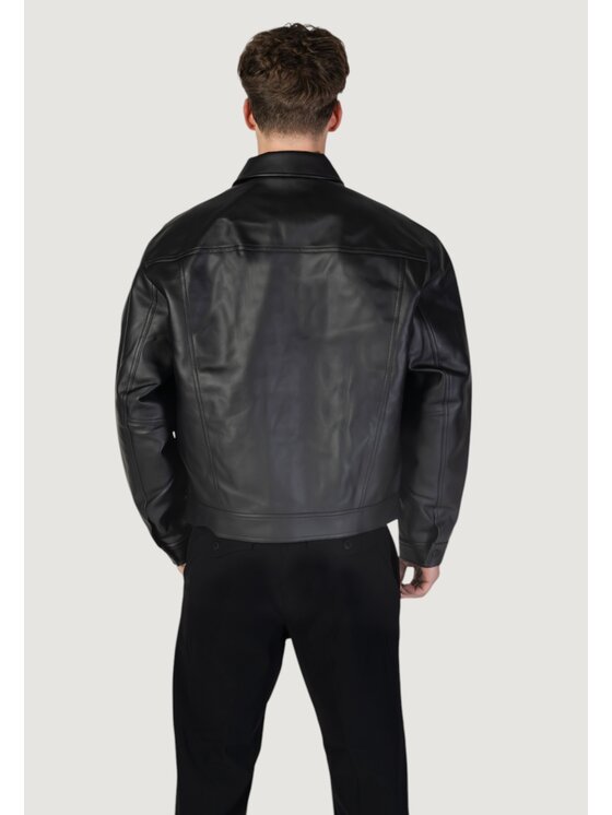 Calvin Klein Jeans Calvin Klein Jeans Giacca di pelle FAUX LEATHER Nero Regular Fit