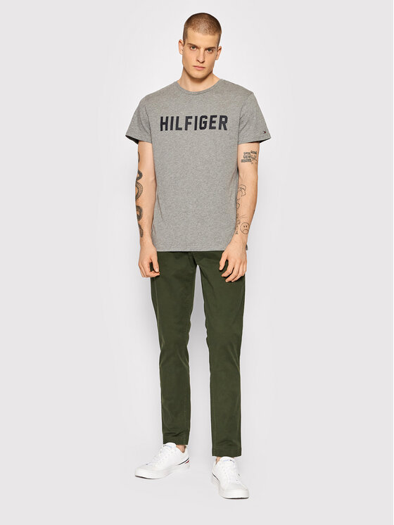Tommy Jeans Chinos kelnes Tjm Scanton DM0DM09595 Žalia Slim Fit • Modivo.lt