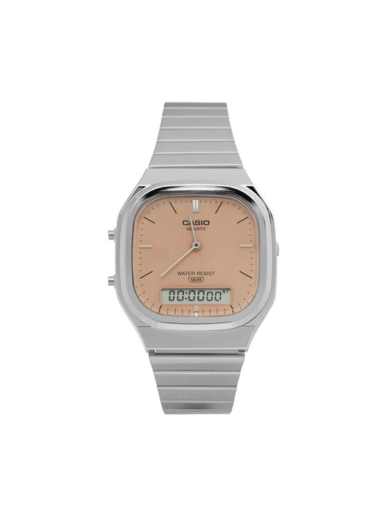 Casio Casio Sat Vintage AQ-240E-4AEF Srebrna