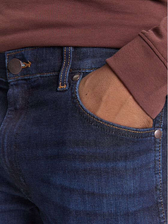 Wrangler Wrangler Traperice Greensboro 112370720 Tamnoplava Straight Fit