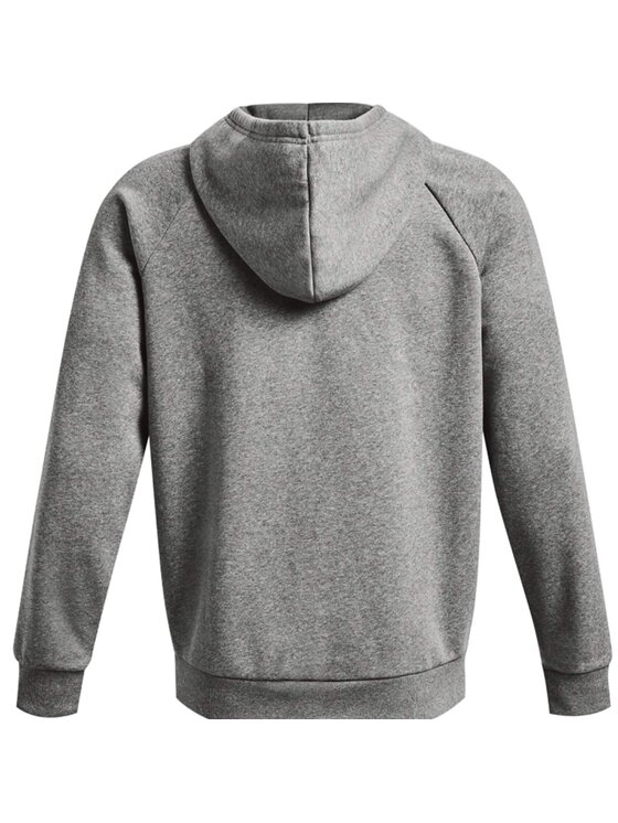 Under Armour Under Armour Bluza Rival Fleece FZ Hoodie Szary Regular Fit