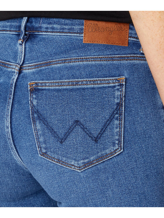 Wrangler Wrangler Jeansy W28B4734R Niebieski Slim Fit