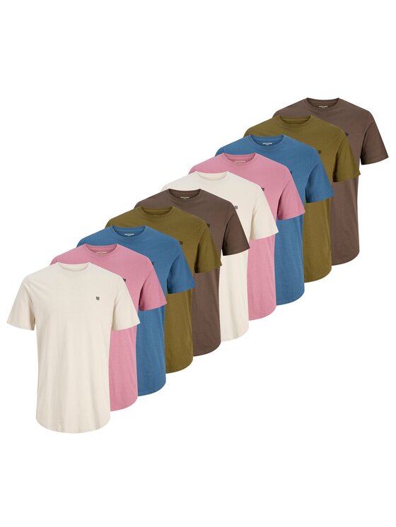 Jack & Jones Jack & Jones T-Shirt 31813 Kolorowy Comfort Fit