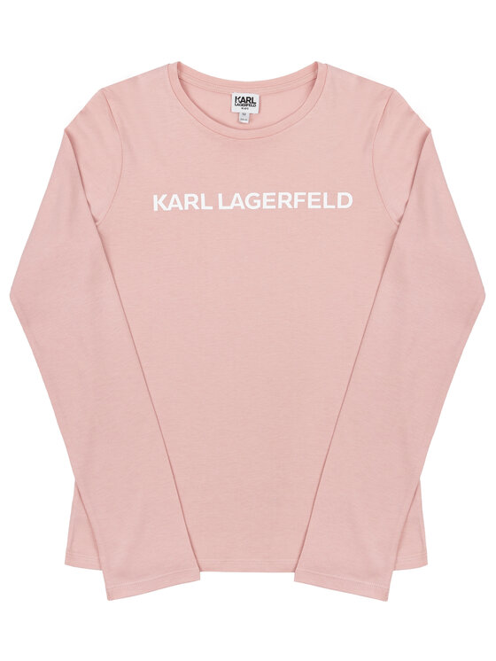 KARL LAGERFELD KARL LAGERFELD Μπλουζάκι Z15208 S Ροζ Regular Fit