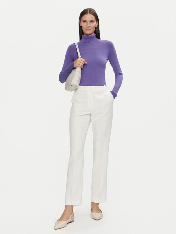 Tatuum Tatuum Rollkragenpullover Nekoki T2419.092B Violett Regular Fit