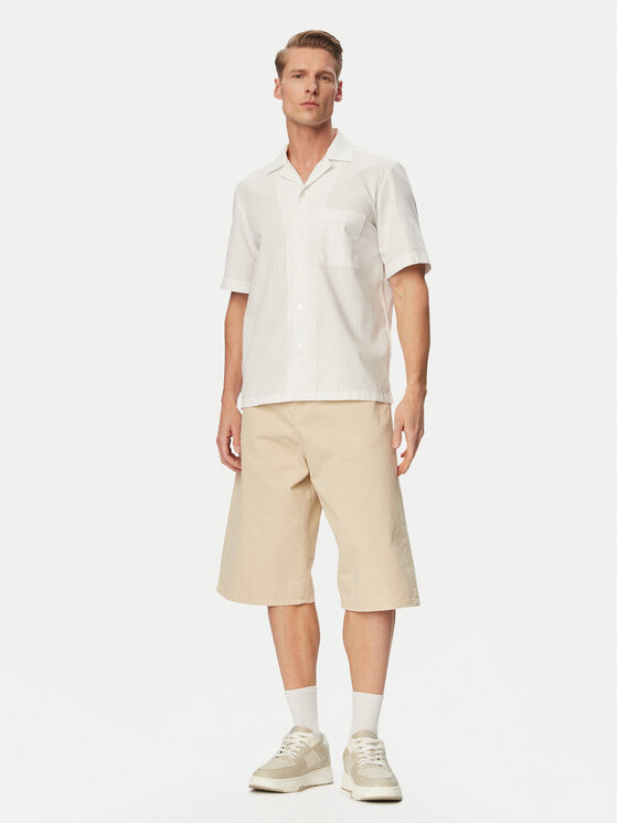 BOSS BOSS Hemd Rayer 50559321 Weiß Regular Fit