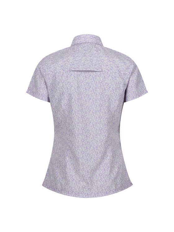 Regatta Regatta Koszula Mindano VIII Fioletowy Short Fit