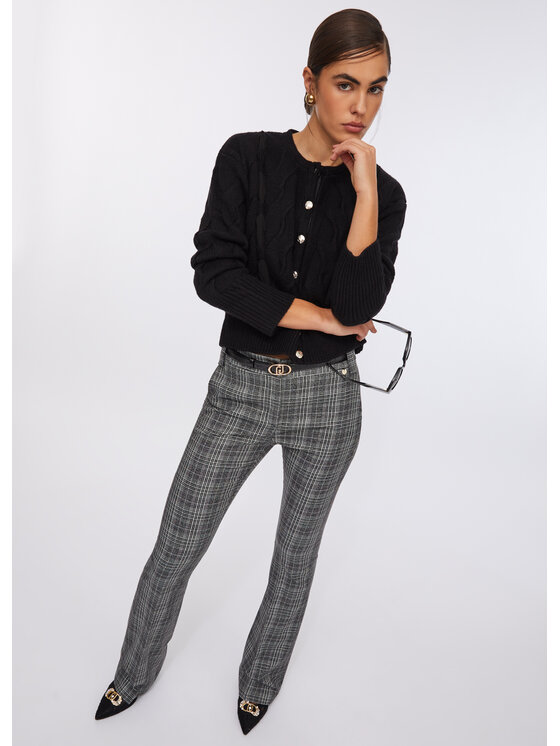 Liu Jo Liu Jo Pantaloni di tessuto CF5376T073AM9847 Grigio Slim Fit