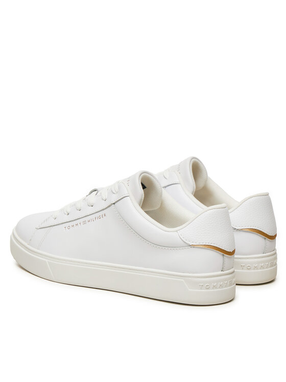 Tommy Hilfiger Tommy Hilfiger Sneakersy Essential Court FW0FW08320 Biela