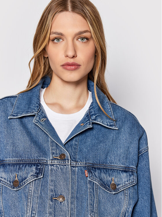 Levi's® Levi's® Džinsa jaka 90'S Trucker A3472-0003 Zils Relaxed Fit