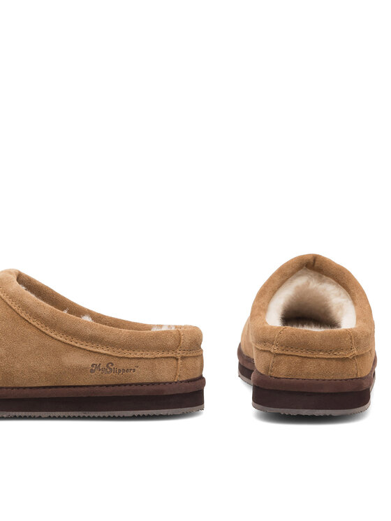 MYSLIPPERS MYSLIPPERS Hausschuhe MPF20MID001B Braun