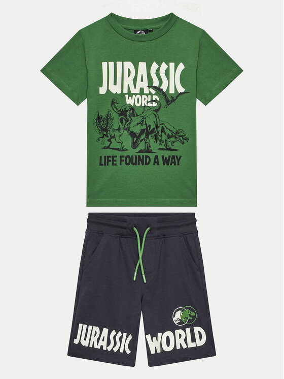 OVS OVS Set tricou și pantaloni scurți sport 2007294 Verde Regular Fit