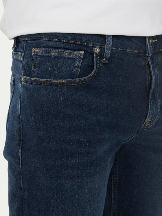 Guess Guess Jeansy M4BAN2 D5GQ2 Tmavomodrá Skinny Fit
