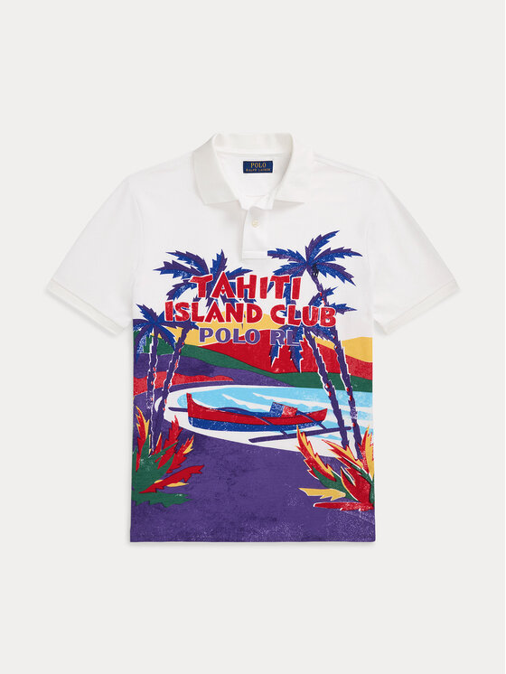 Polo Ralph Lauren Polo Ralph Lauren Polo 710958934001 Bianco Custom Slim Fit