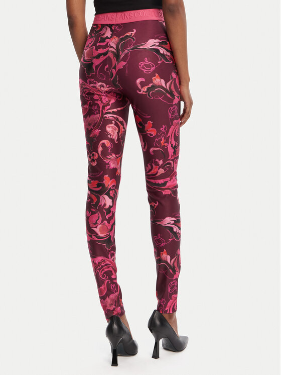 Versace Jeans Couture Versace Jeans Couture Legginsy 79HAC101 JS501 Różowy Slim Fit