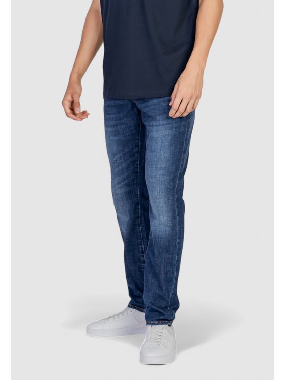 Armani Exchange Armani Exchange Pantalone da abito 6DZJ14 Z1ZUZ Blu To Fit