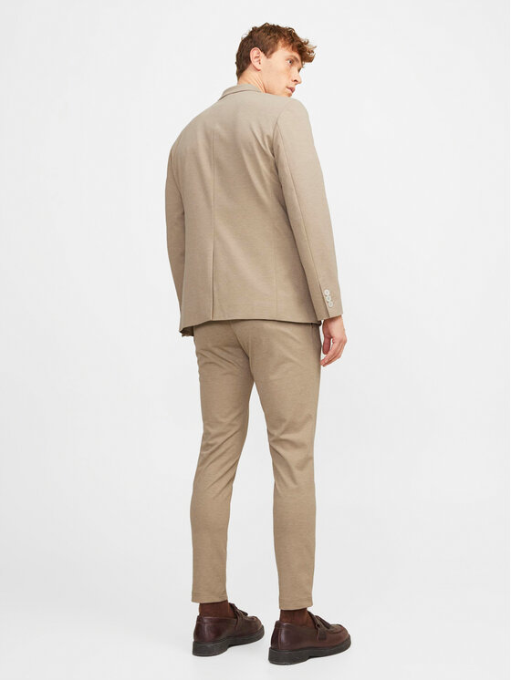 Jack&Jones Jack&Jones Sakko 12242387 Beige Slim Fit