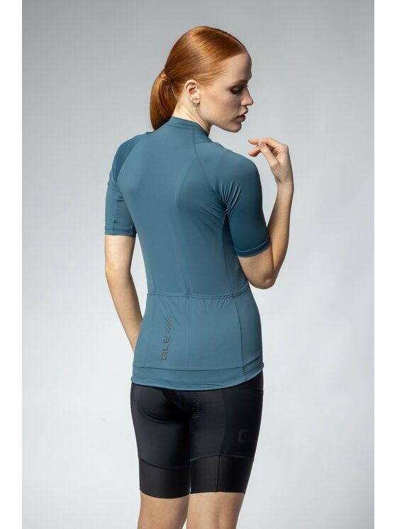 Alé Cycling Alé Cycling Koszulka rowerowa Solid Color Block Off Road Zielony Regular Fit