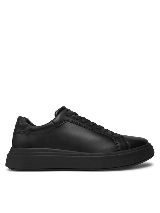 Calvin Klein Superge Low Top Lace Up Lth HM0HM01016 Črna