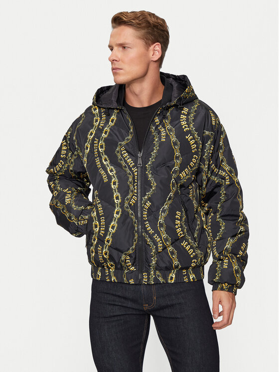 Versace Jeans Couture Versace Jeans Couture Vatovaná bunda 77GAUD17 Černá Regular Fit