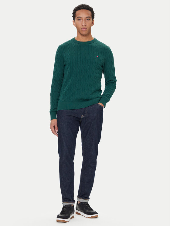 Tommy Hilfiger Tommy Hilfiger Maglione MW0MW33132 Verde Regular Fit