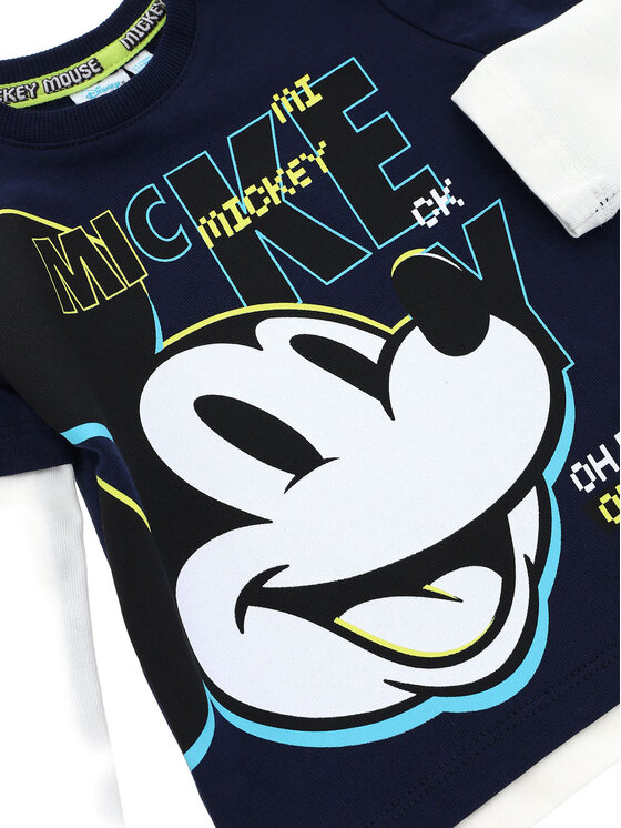 Original Marines Original Marines Bluzka DISNEY DCAV0753NM Granatowy Regular Fit