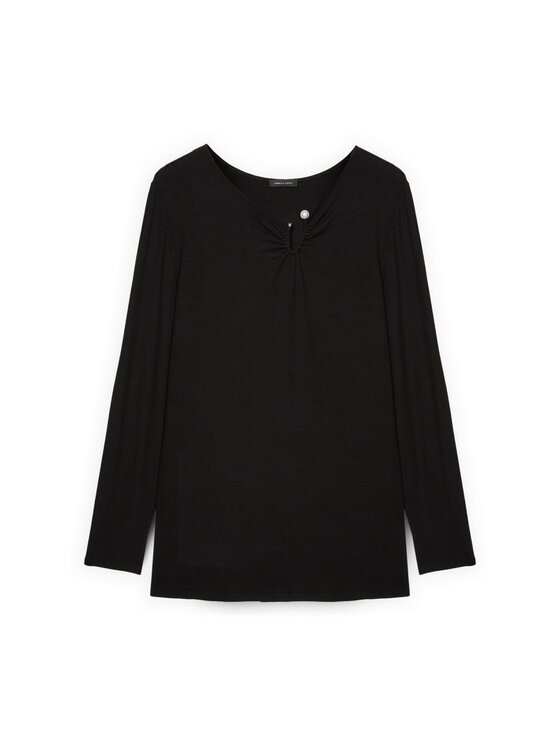 Fiorella Rubino Fiorella Rubino T-shirt G021L009418N033 Nero Regular Fit