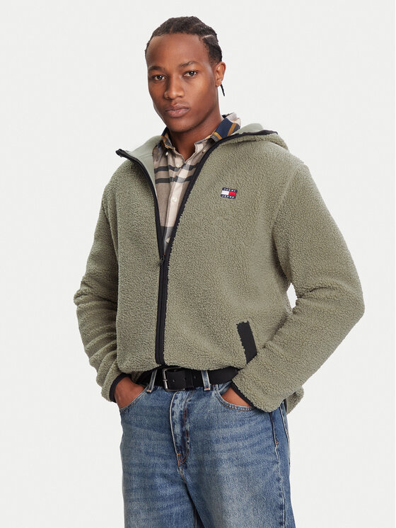 Tommy Jeans Tommy Jeans Sweatshirt DM0DM19224 Grün Regular Fit