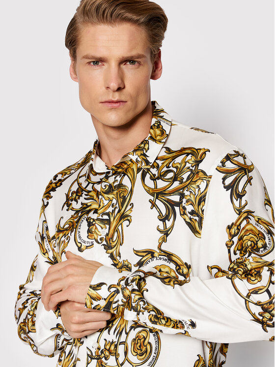 Versace Jeans Couture Versace Jeans Couture Krekls 72UP201 Balts Regular Fit