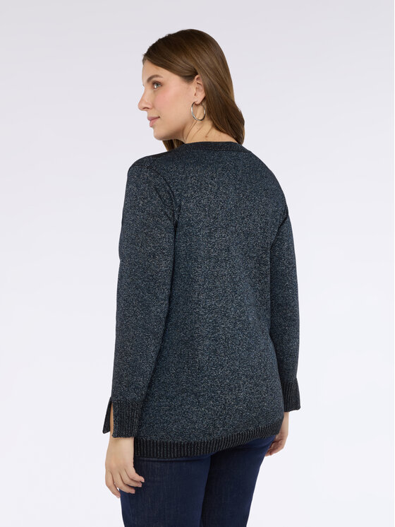 Fiorella Rubino Fiorella Rubino Maglione M013L008261N034 Blu Regular Fit