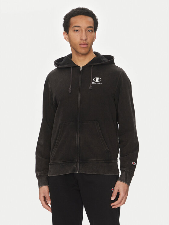 Champion Champion Pulóver 221177 Fekete Regular Fit