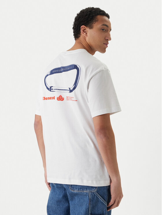Element Element T-Shirt Sporting ELYZT00569 Λευκό Relaxed Fit