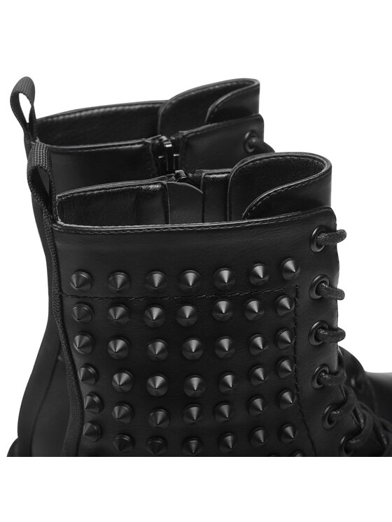 DeeZee DeeZee Schnürstiefeletten H190852-3A Schwarz