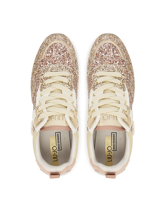 Liu Jo Liu Jo Sneakersy Maxi Wonder 01 BF5009 TX007 Złoty
