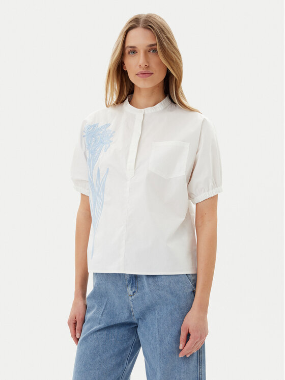 Artigli Artigli Blúz ACBL002227 Fehér Regular Fit