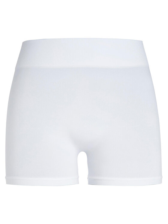 Pieces Pieces Szorty materiałowe 17065440 Biały Slim Fit