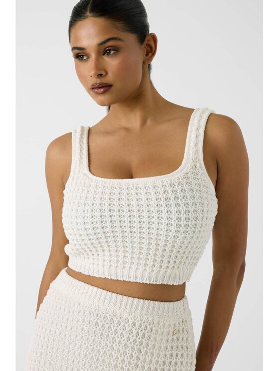 Guess Guess Top 183443 Biały Classic Fit